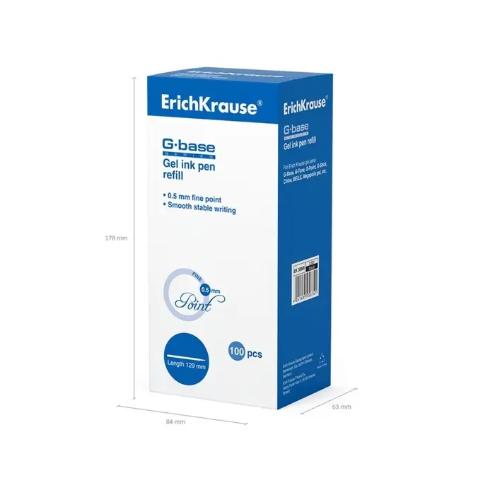 Стержень гелевый ErichKrause Standard, 0.5 мм, длина 1299 мм, для ручек R-301 Gel Matic и других, чернила чёрные Стержень гелевый ErichKrause Standard, 0.5 мм, длина 1299 мм, для ручек R-301 Gel Matic и других, чернила чёрные