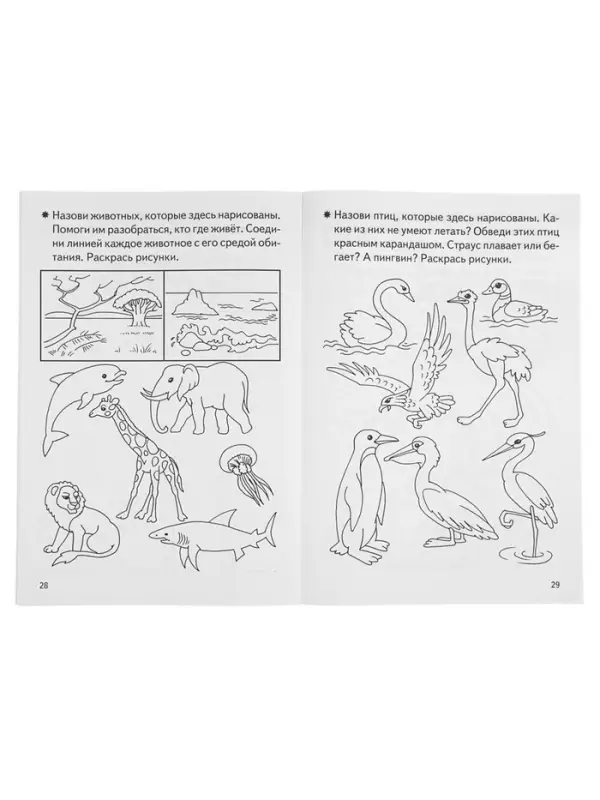 Рабочая тетрадь для детей 4-5 лет &laquo;Знакомство с окружающим миром&raquo;, Бортникова Е.