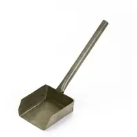 Совок хозяйственный 10&times;10&times;3.5 см, металл, черенок 21 см, МИКС