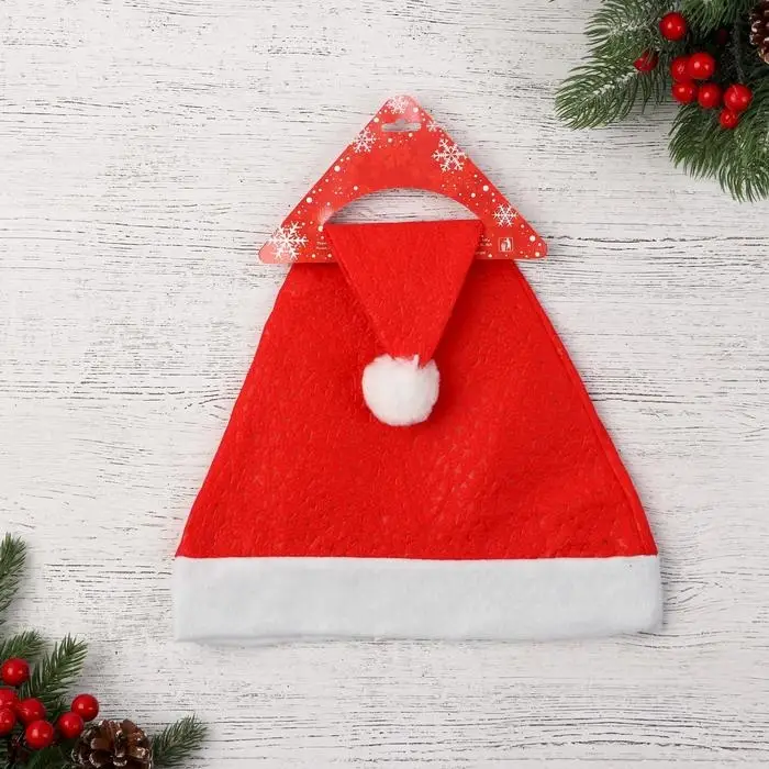 Колпак новогодний Колпак новогодний "Красный в крапинку" 28х38 см, красный