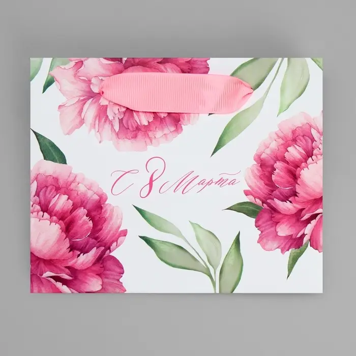 Пакет подарочный ламинированный, упаковка, «8 марта», S 12 х 15 х 5.5 см Пакет подарочный ламинированный, упаковка, «8 марта», S 12 х 15 х 5.5 см