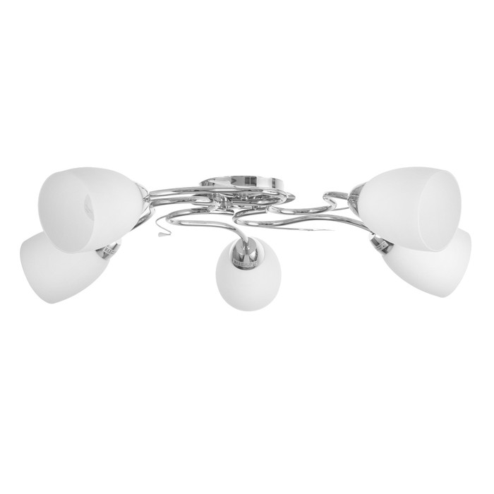 Люстра Люстра "Джил" 5х60Вт Е27 Хром 64х64х22см