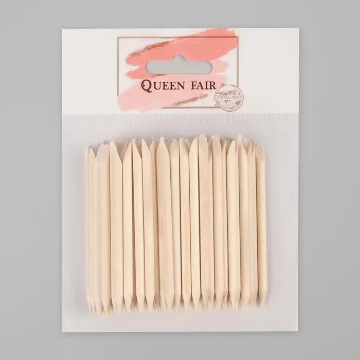 Апельсиновые палочки для маникюра, 7 см, 100 шт.