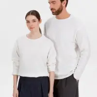 Лонгслив унисекс Siluetti Fuori, молочно-белый, размер L/XL