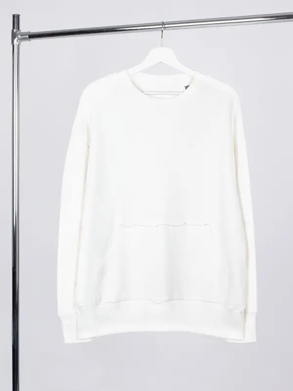 Свитшот оверсайз унисекс Vozduh, молочно-белый, размер XS/S Свитшот оверсайз унисекс Vozduh, молочно-белый, размер XS/S