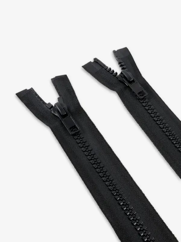 Молния &laquo;Трактор&raquo;, №8, разъёмная, 2 бегунка, замки автомат, 120 см, чёрная