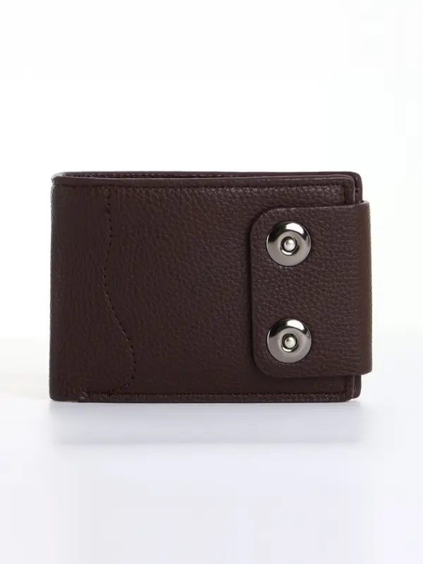 Портмоне мужское &laquo;Идрис&raquo;, на магнитах, коричневое