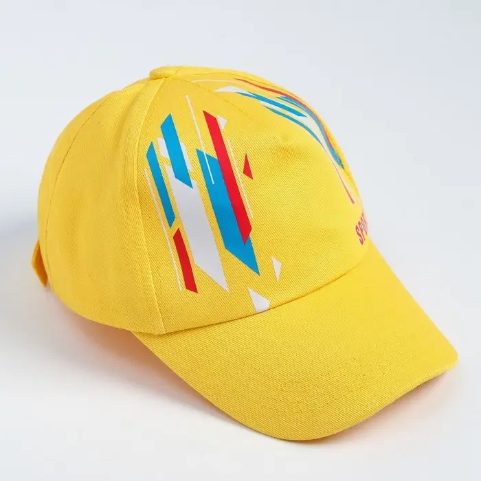 Бейсболка детская Спорт, цвет желтый, размер 54