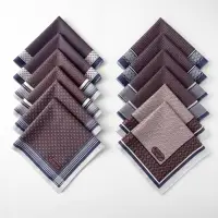 Платки носовые мужские &laquo;Этель. Серджио&raquo;, 30&times;30 см, 12 шт., рисунок МИКС, фиолетовые