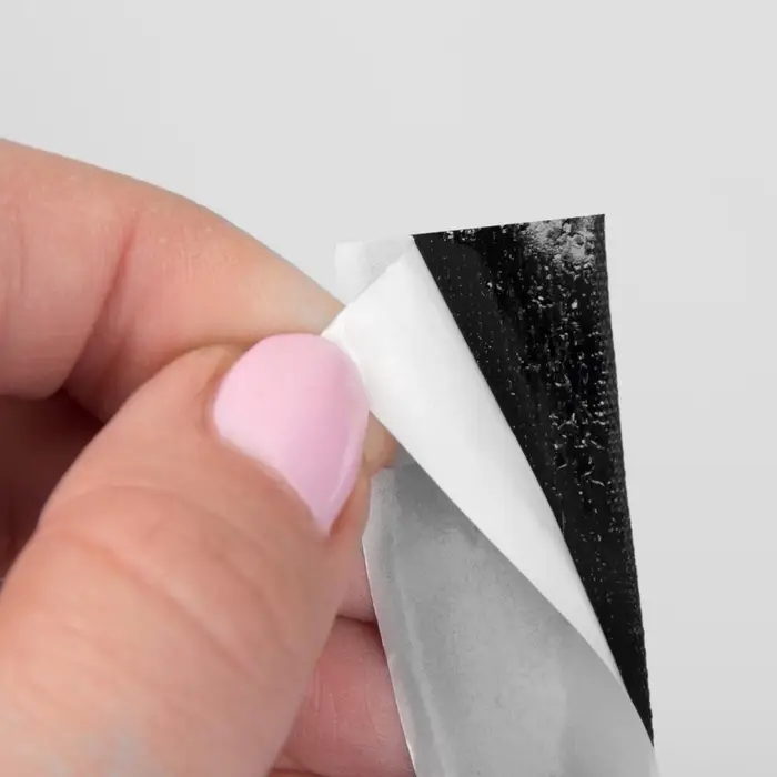 Липучка на клеевой основе, 20 мм, 100&plusmn;5 см, чёрная