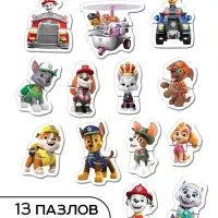 Магнитные макси-пазлы в металлической коробке &laquo;Щенячий патруль&raquo;