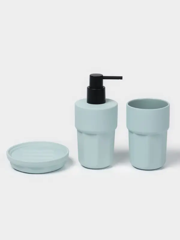 Набор для ванной SAVANNA Modern, 3 предмета, дозатор для мыла, стакан, мыльница