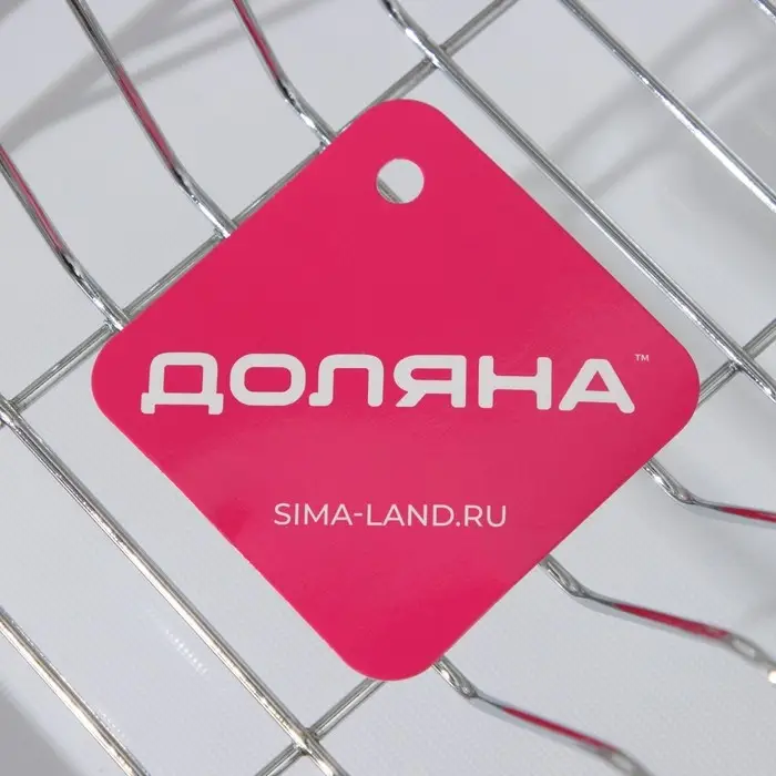 Сушилка для посуды с поддоном Доляна, 38.5&times;21.5&times;12.5 см, МИКС