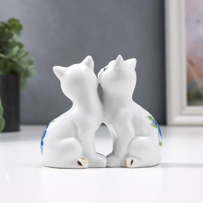 Сувенир Сувенир "2 котёнка в цветочек" 7х8 см