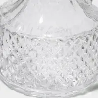 Бутылка для соусов и масла Доляна &laquo;Парфе&raquo;, 180 мл, 9.5&times;14 см, с пробковой крышкой, стекло, прозрачная