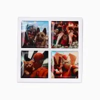Объемные 3D стикеры на телефон &laquo;Супергерои&raquo;, 4 шт., 3&times;3 см
