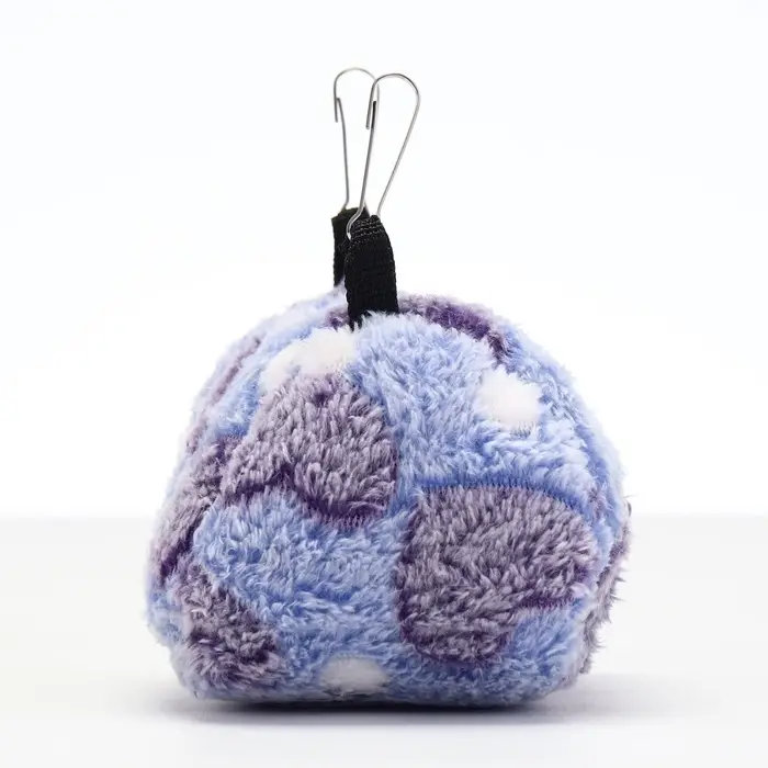 Домик для грызунов, "Сердце" фиолетовый флис