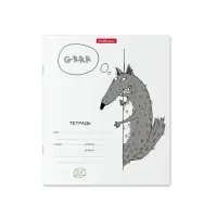 Тетрадь 24 листов в линейку, ErichKrause "Из-за угла", обложка мелованный картон, блок офсет 100% белизна, МИКС (1 вид в спайке)