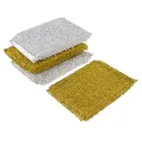 Губки для мытья посуды тм VETTA,&nbsp;4 шт, 8х12см, 2 цвета