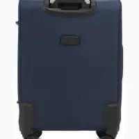 Чемодан на колёсах TEXTURA, кодовый замок, с увеличением, 42&times;26&times;68 см, 24", синий