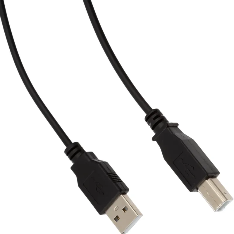 Кабель USB 2.0 AM/BM, 1.8м, чер (OAVDC001)