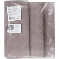 Полотенце вафельное Luscan 240 гр/м2, 40х70, яч7х7, коричневый, 3 шт/уп