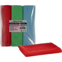 Тряпка для пола из микрофибры универсальная 180г/м2 50х60см 3шт/уп