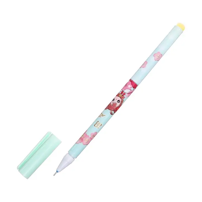 Ручка гелевая 0.35 мм, синий, корпус МИКС, со стираемыми чернилами «Девочка/Зайка» Ручка гелевая 0.35 мм, синий, корпус МИКС, со стираемыми чернилами «Девочка/Зайка»