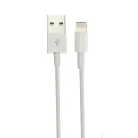 Кабель Luazon, Lightning - USB, 1 А, 0.9 м, белый