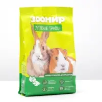 Корм &laquo;ЗООМИР Луговые травы&raquo; для кроликов и грызунов, гранулы, 500 г