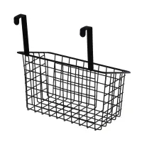 Корзина подвесная для кухонных шкафов тм VETTA, 25,5х14,5х27см, металл, цвет черный