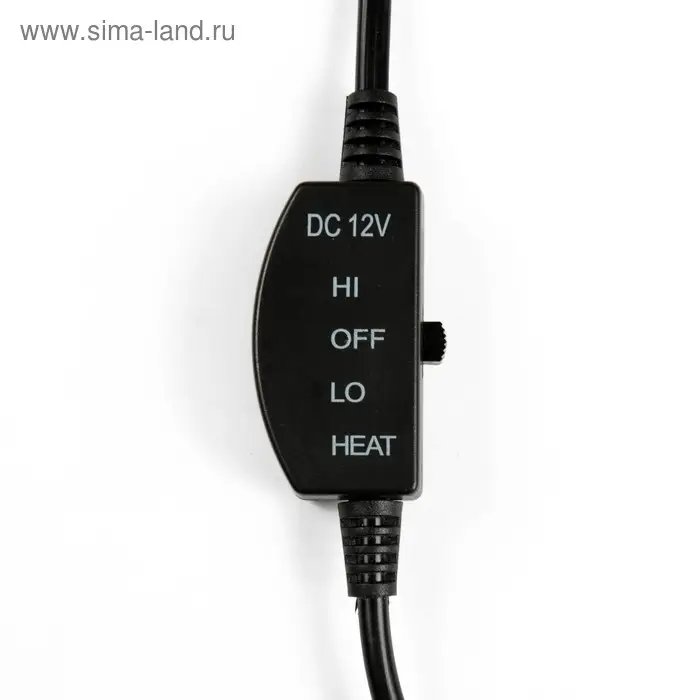 Накидка с подогревом TORSO, 12 В, регулятор, провод 120 см, иск. мех, черный