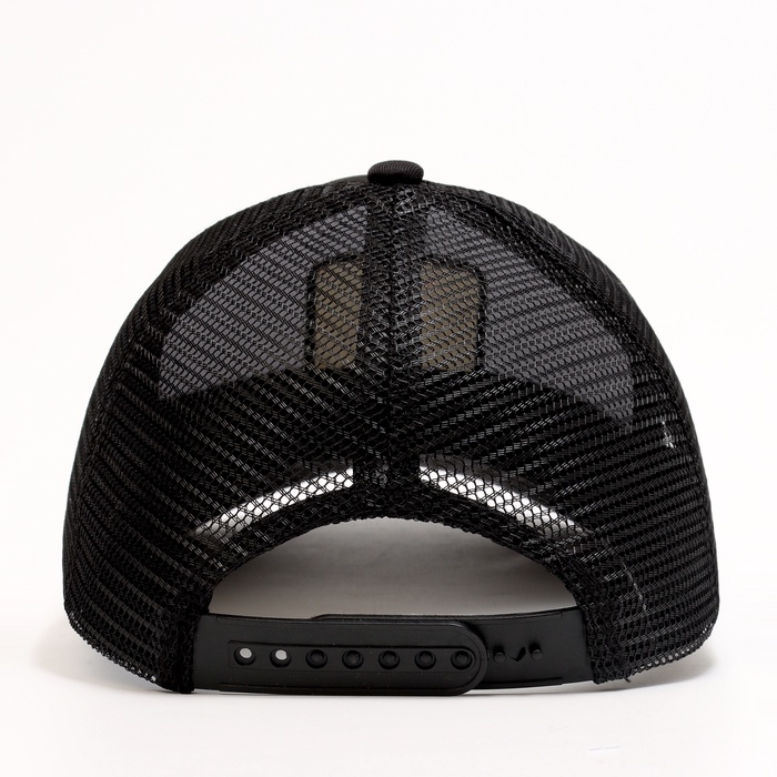 Кепка детская для мальчика с сеткой «Гелик», цвет чёрный, р-р 52-54, 5-7 лет Кепка детская для мальчика с сеткой «Гелик», цвет чёрный, р-р 52-54, 5-7 лет