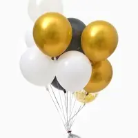 Воздушные шары латексные 12" &laquo;Золотой микс&raquo;, набор 30 штук