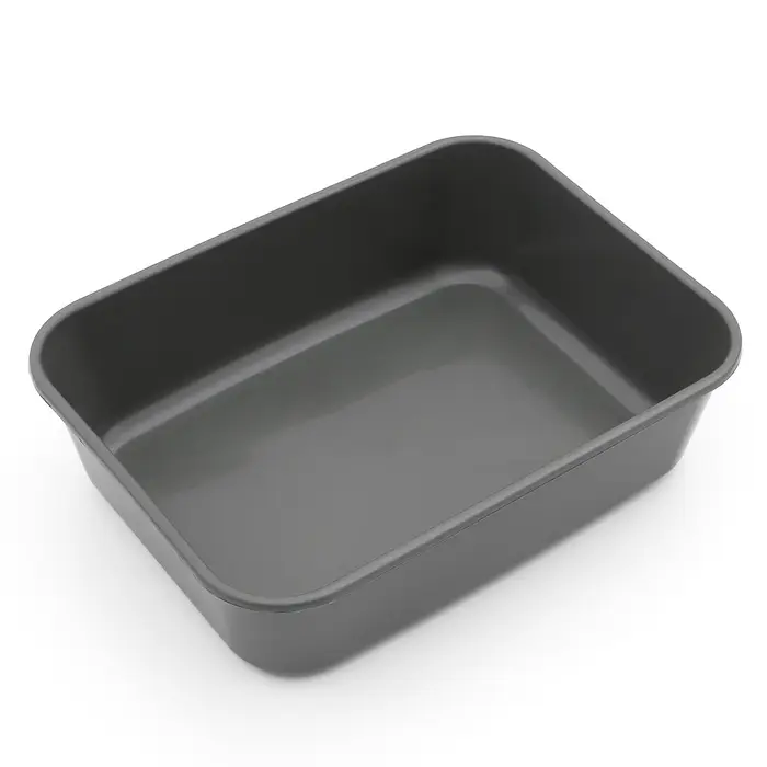 Туалет для кошек &laquo;Сима Люкс&raquo;, 30&times;39&times;19 см, с сеткой, с бортом, пластик, серый