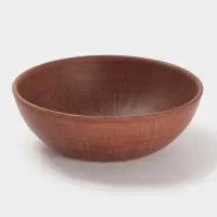 Салатник &laquo;Гладь&raquo;, 1 л, 18.5&times;6 см, красная глина