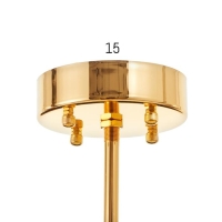 Люстра 1171/10 Е14 40Вт золото 60х60х40 см BayerLux