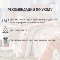 Постельное белье евро микросат(наволочки70х70-2шт)-2139 Лёгкость бытия
