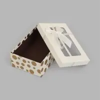 Набор подарочных коробок 3 в 1, прямоугольные с окном 23&times;16&times;9.5 21&times;14&times;8.0 19&times;12&times;6.5 см