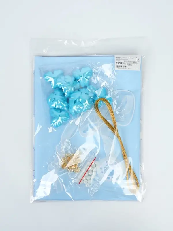 Набор для творчества. Букет из бусин, голубой