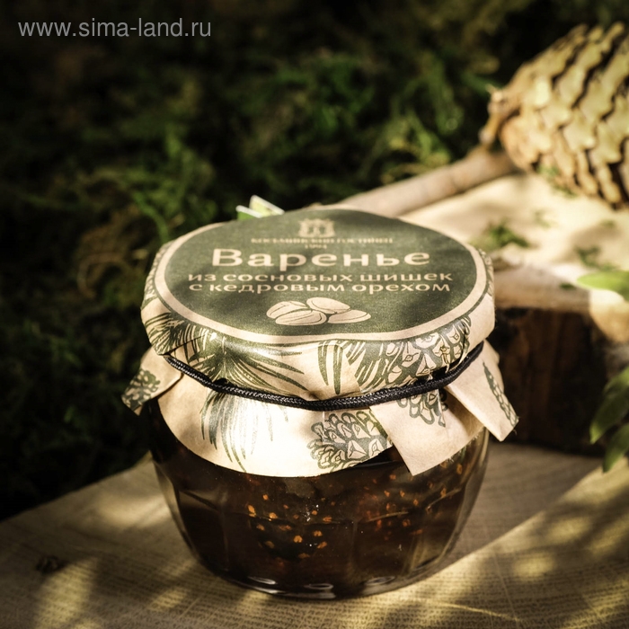 Варенье из сосновых шишек с кедровым орехом, 160 г Варенье из сосновых шишек с кедровым орехом, 160 г