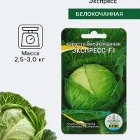 Семена Капуста белокочанная &laquo;Экспресс&raquo;, F1, 0.2 г, &laquo;Агрэкс&raquo;
