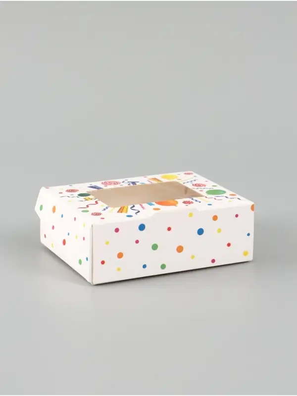 Коробка подарочная складная &laquo;Путевка в сладкую жизнь&raquo;, 10&times;8&times;3.5 см, с окном