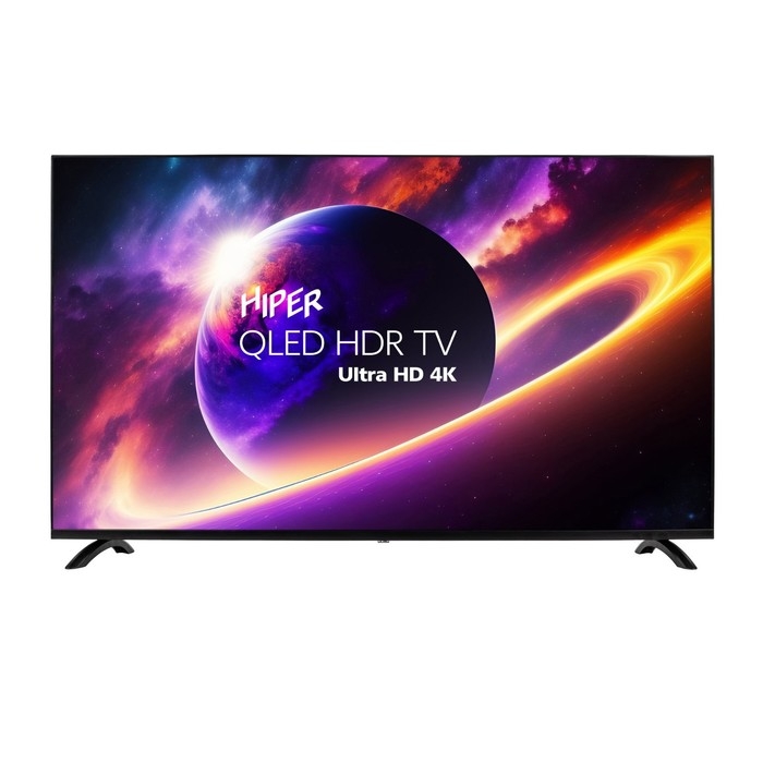 Телевизор HIPER QL50UD700AD, 50 Телевизор HIPER QL50UD700AD, 50", 3840x2160,DVB-T2/C/S2,HDMI 3, USB 2, Smart TV, графитовый