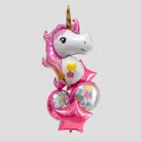 Букет из шаров «Вечеринка принцессы», фольга, набор из 5 шт. Букет из шаров «Вечеринка принцессы», фольга, набор из 5 шт.