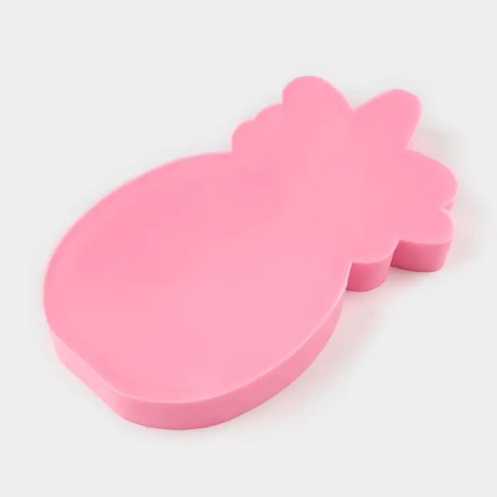 Молд «Ананас», силикон, 15,5×8×2 см, цвет розовый Молд «Ананас», силикон, 15,5×8×2 см, цвет розовый