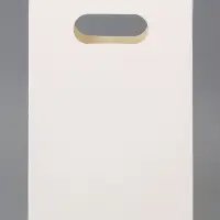 Коробка - пакет с окном &laquo;Бантик&raquo;, белый, 20&times;14&times;7 см (фас 5 шт.)