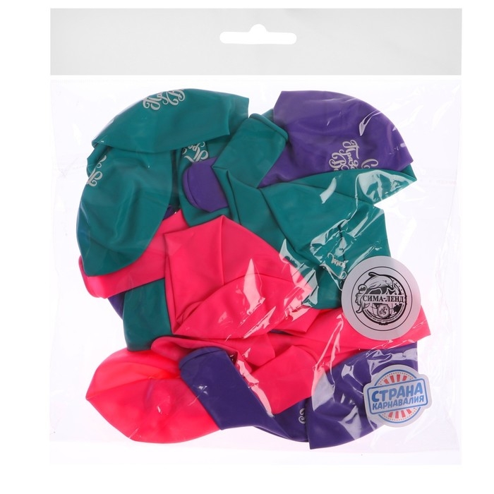 Воздушный шар латексный 12 Воздушный шар латексный 12" "С 8 марта!", 25 шт.