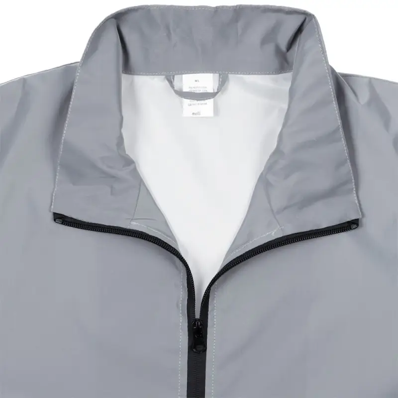 Ветровка Manifest 2.0 из светоотражающей ткани, серая, размер XS/S Ветровка Manifest 2.0 из светоотражающей ткани, серая, размер XS/S