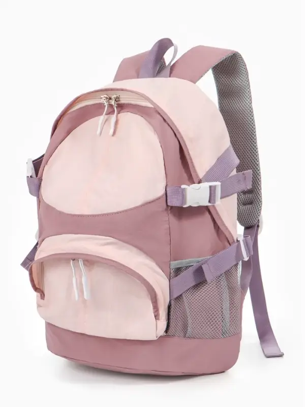 Рюкзак, 1 отделение, 4 кармана, 30&times;14&times;43 см, розовый